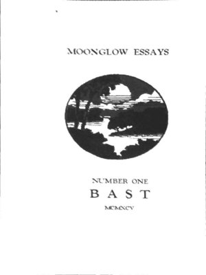 cover image of Moonglow Essays Bast